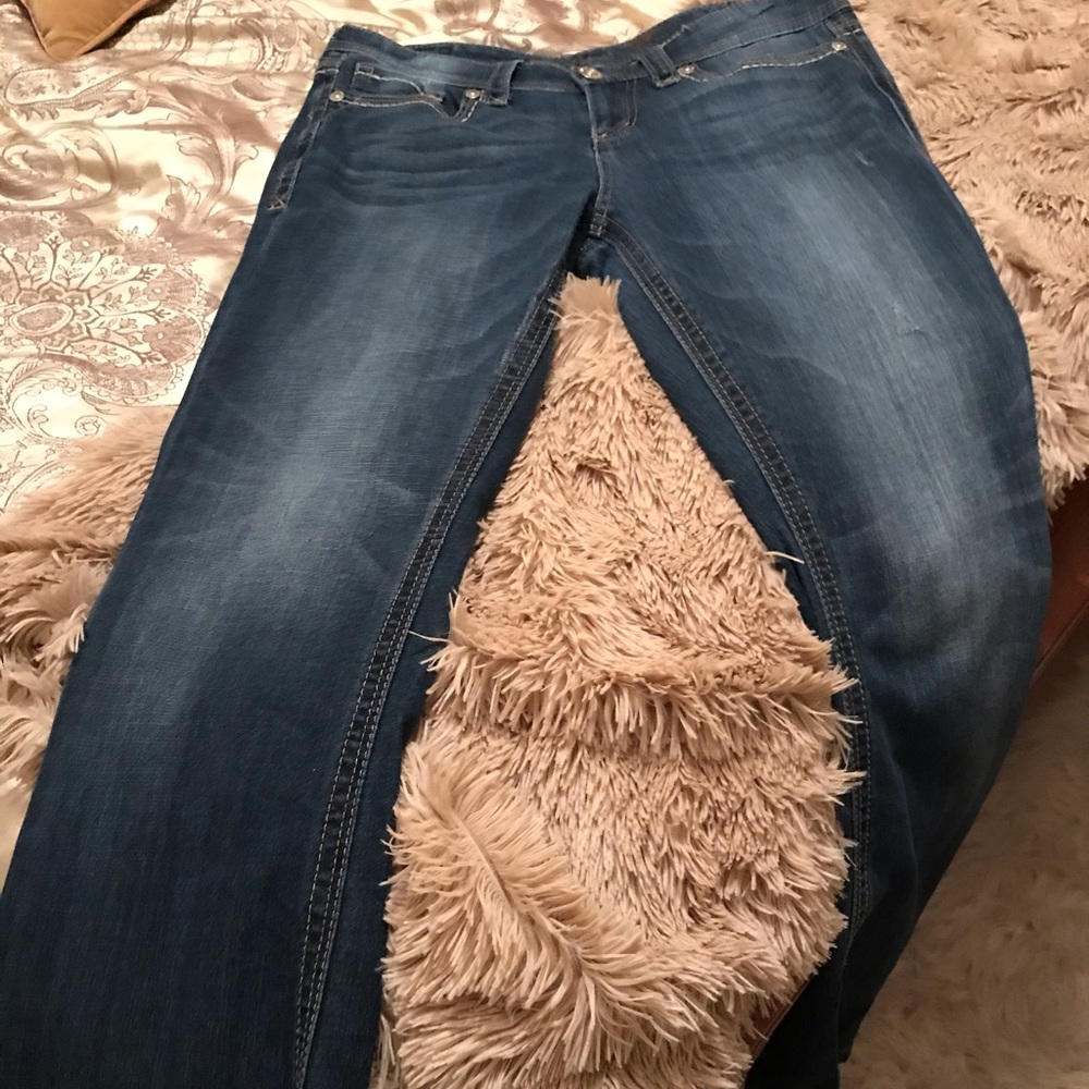 Less than 5 wears, boot cut jeans.